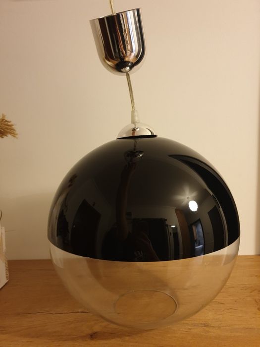 Żyrandol kula szklana