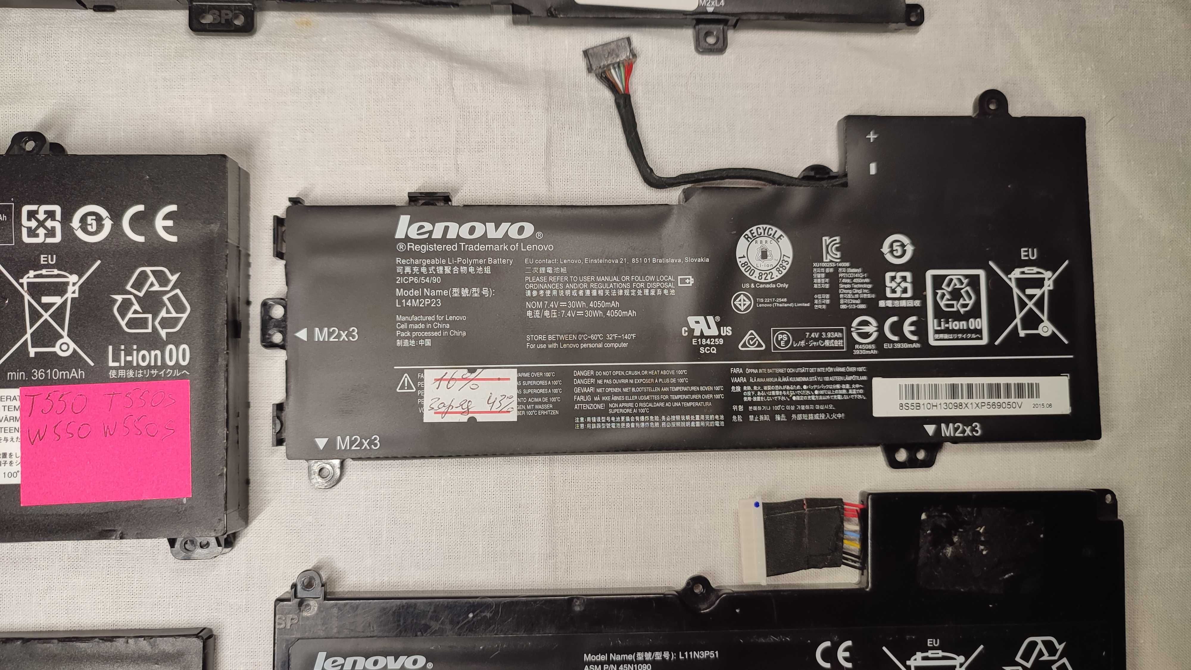 Батарея АКБ Lenovo 45N1741,L17L3P53,42T4936,L11N3P51,L14M2P23,L14C3P60