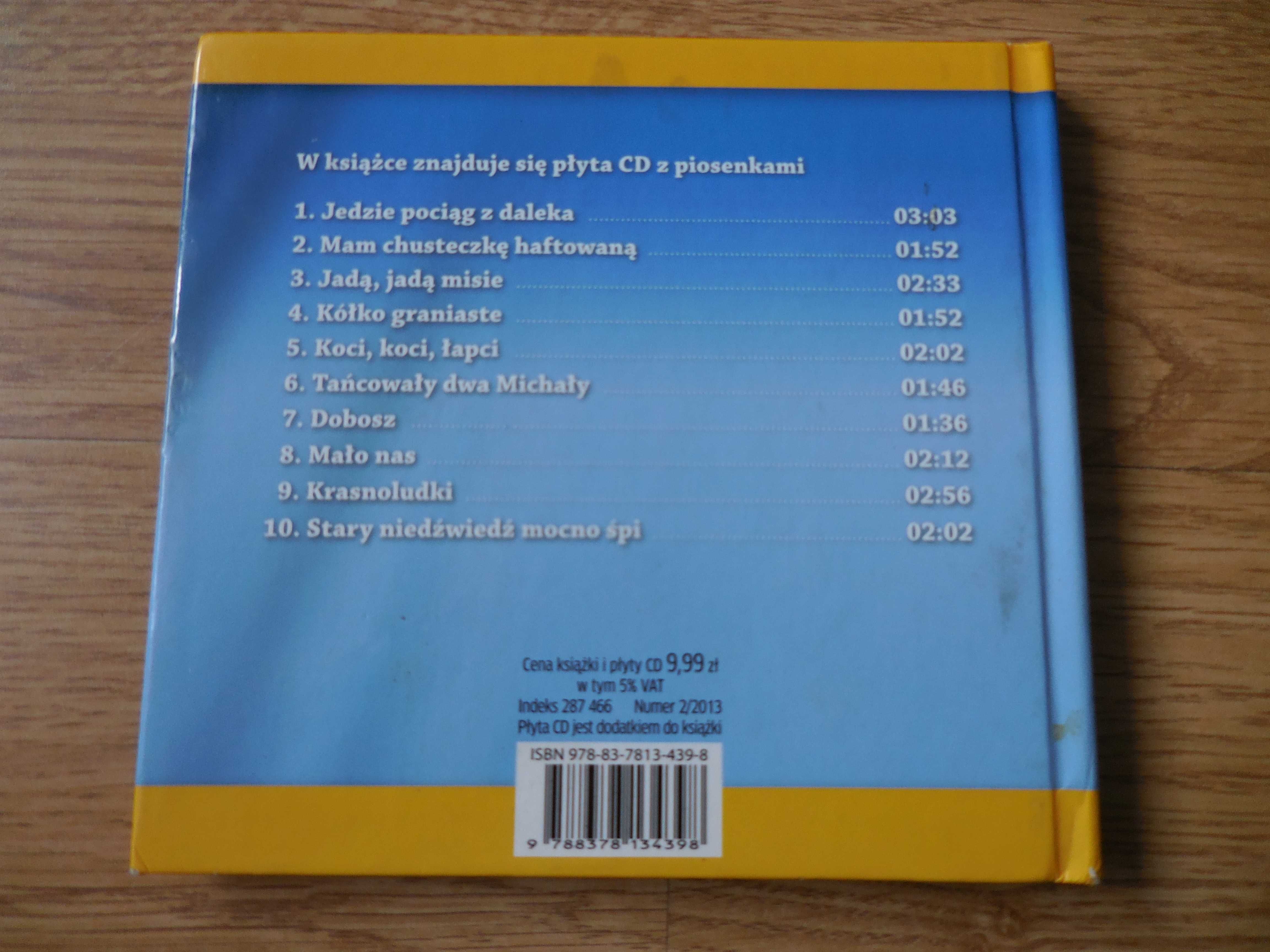 Płyta CD z piosenkami dla dzieci