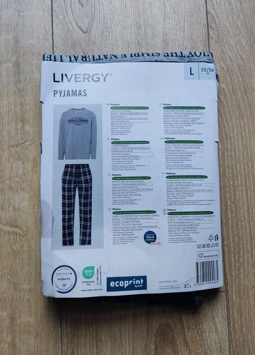Piżama męska NOWA roz L