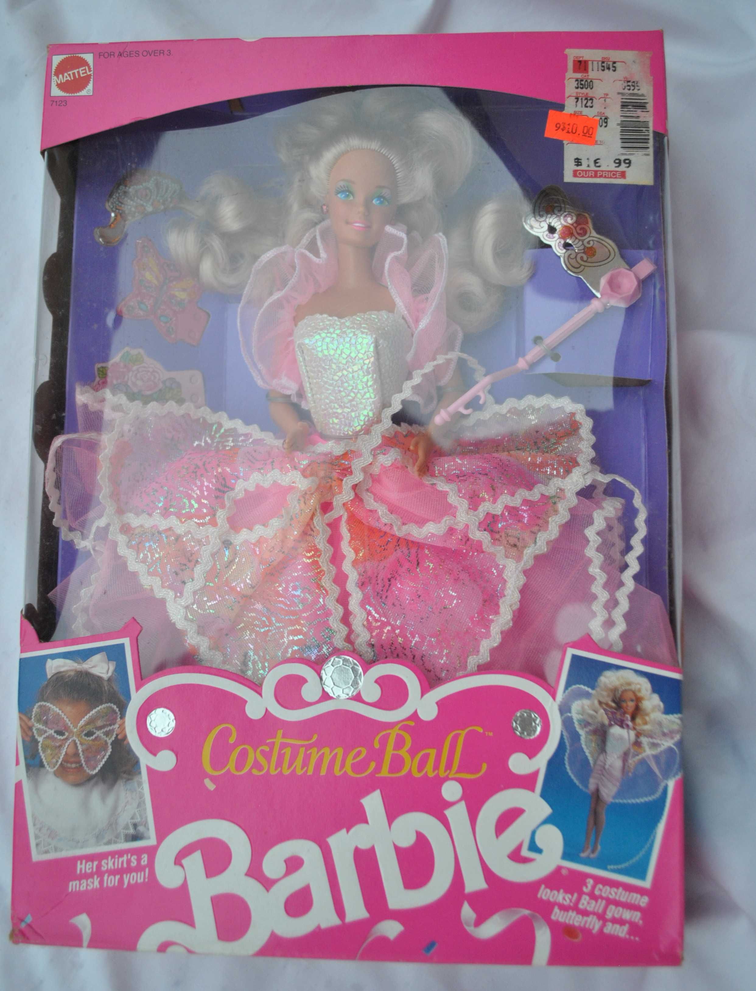 lalka barbie Costume Ball mattel 1990