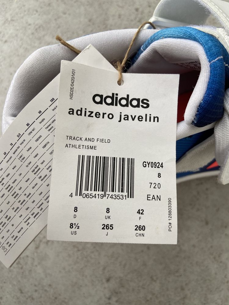 Кросівки Adidas Adizero Javelin, кросівки для бігу