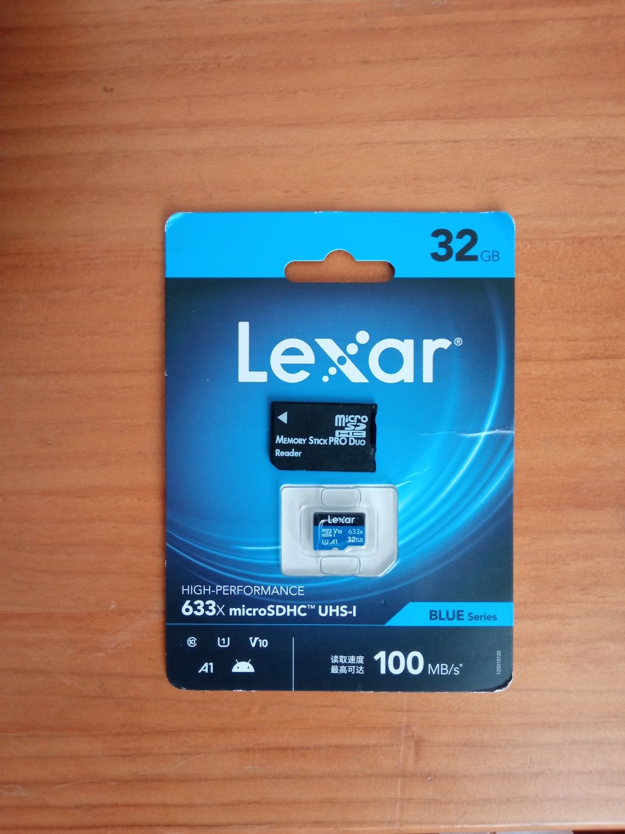 Micro SD 32GB original Lexar + adaptador memory stick pro duo