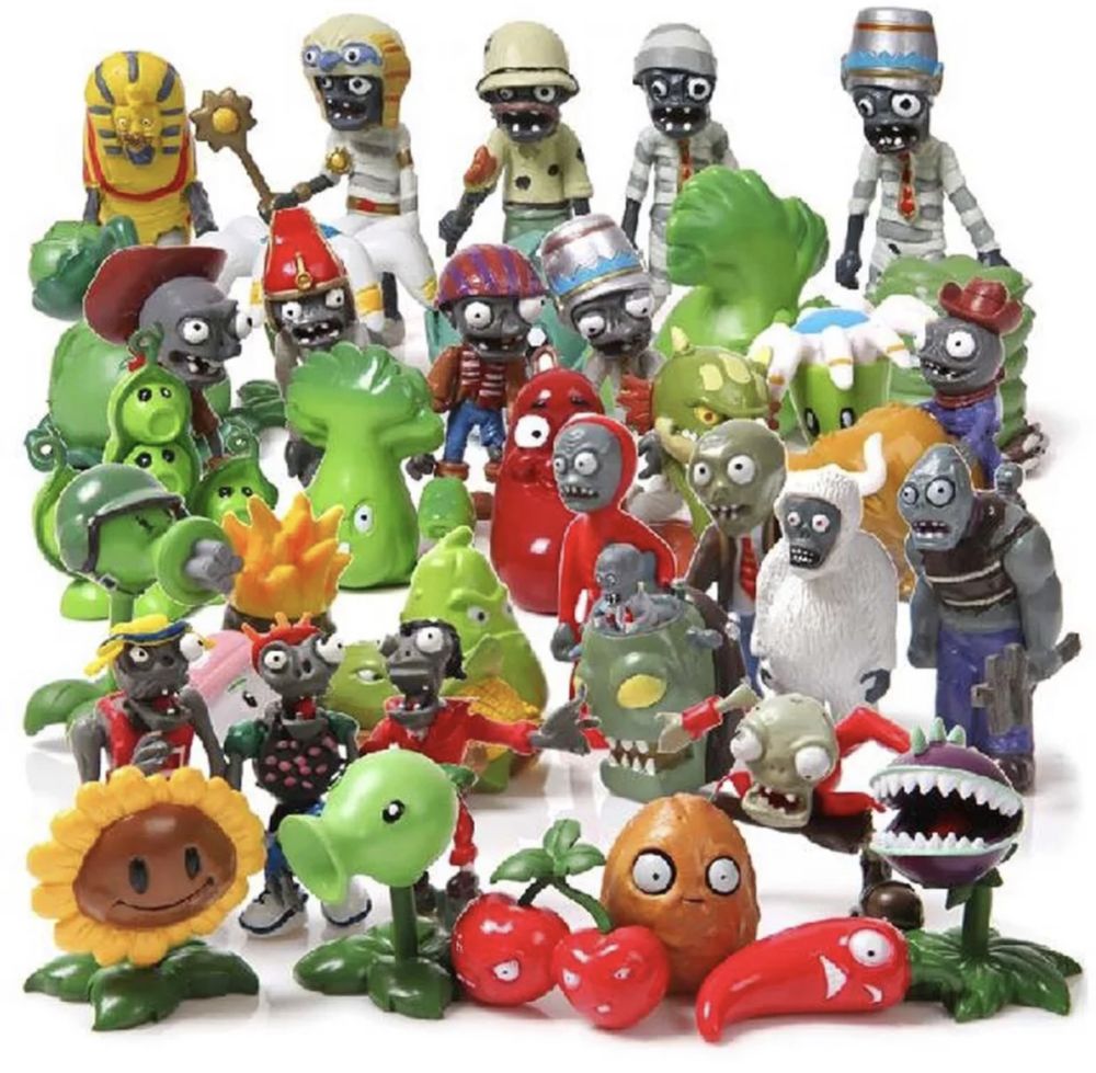 Растения против Зомби (40 шт),игрушки,фигурки. Plants vs. Zombies