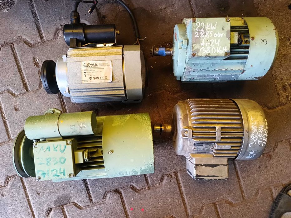 Silnik elektryczny 2,2 kw. 230 volt. 2860 obr.