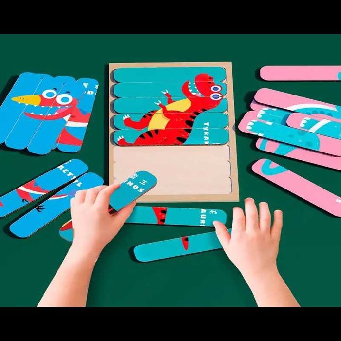 Puzzle patyczaki dinozaury JHTOY-192