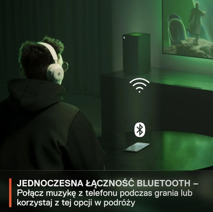 NA LEWARA Słuchawki SteelSeries Arctis Nova 7X Wireless NOWE