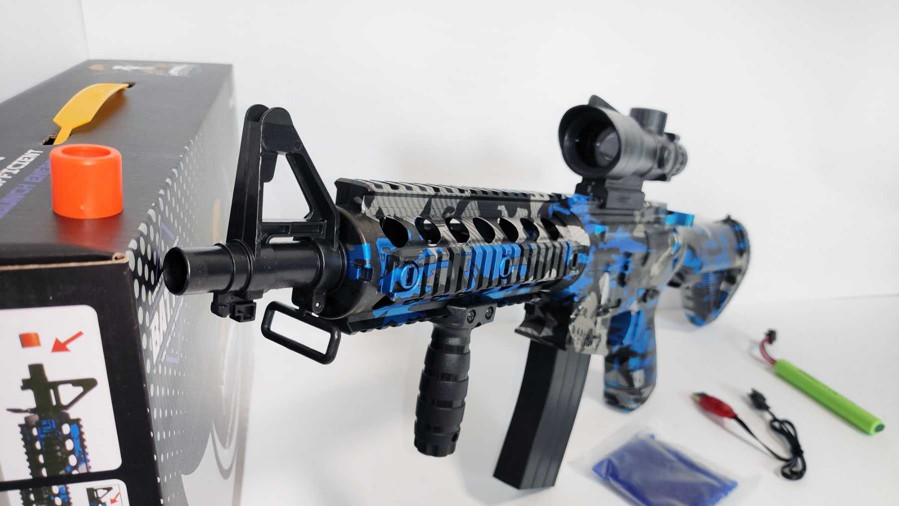 Дитячий автомат на орбізах M416, АКБ 7.4 V, 71 см, 8000 шт. орбізів