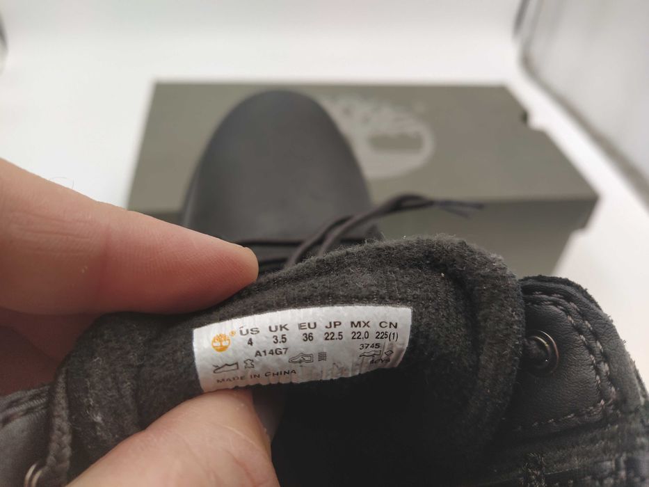 Timberland Kozaki Botki Skóra Naturalna NOWE 36