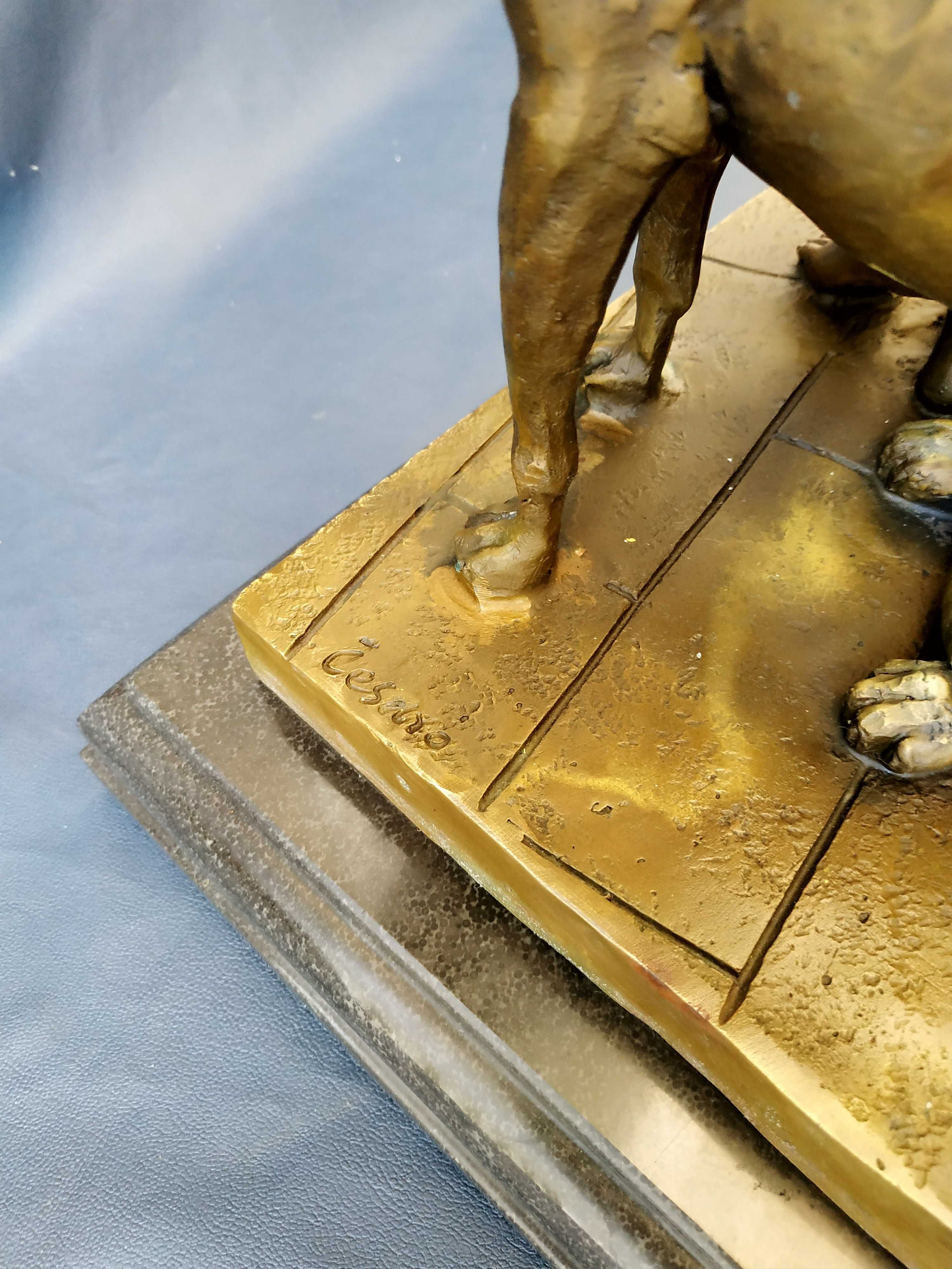 Клеопатра 58 см 20 кг Бронзовая статуэтка Бронза
