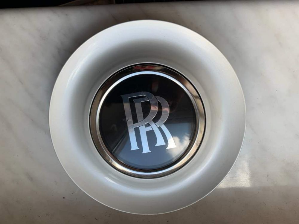 dekielki kołpaki Rolls Royce Ghost Dawn Wraith chrom/białe
