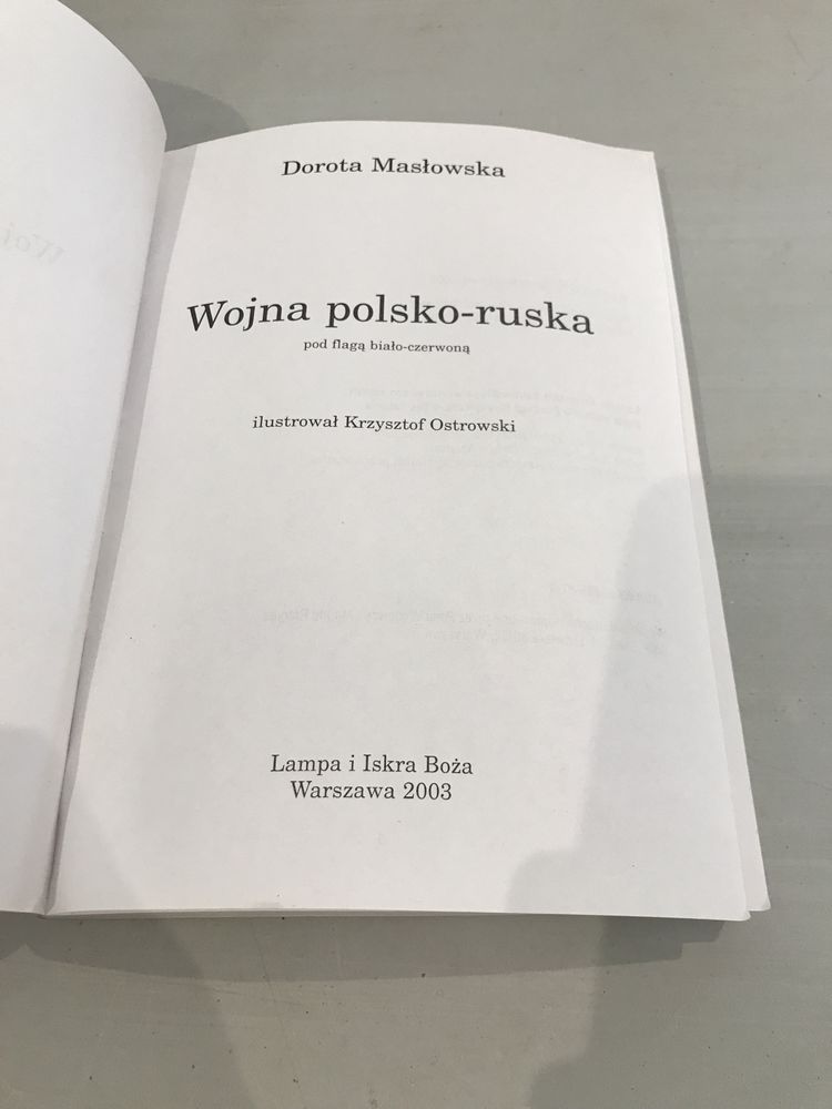 Darota Masłowska Wojna polsko-ruska