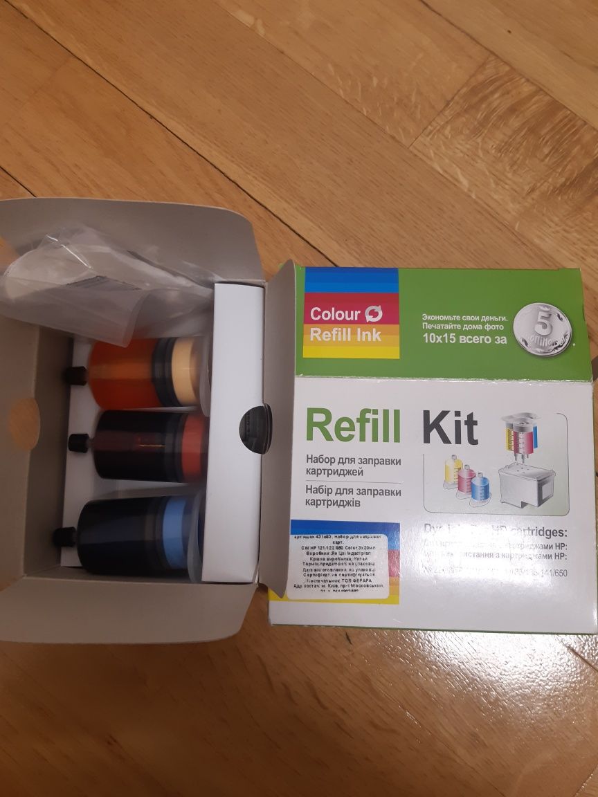 Набір для заправки картриджів.Refill Kit.cw-hw103cmy