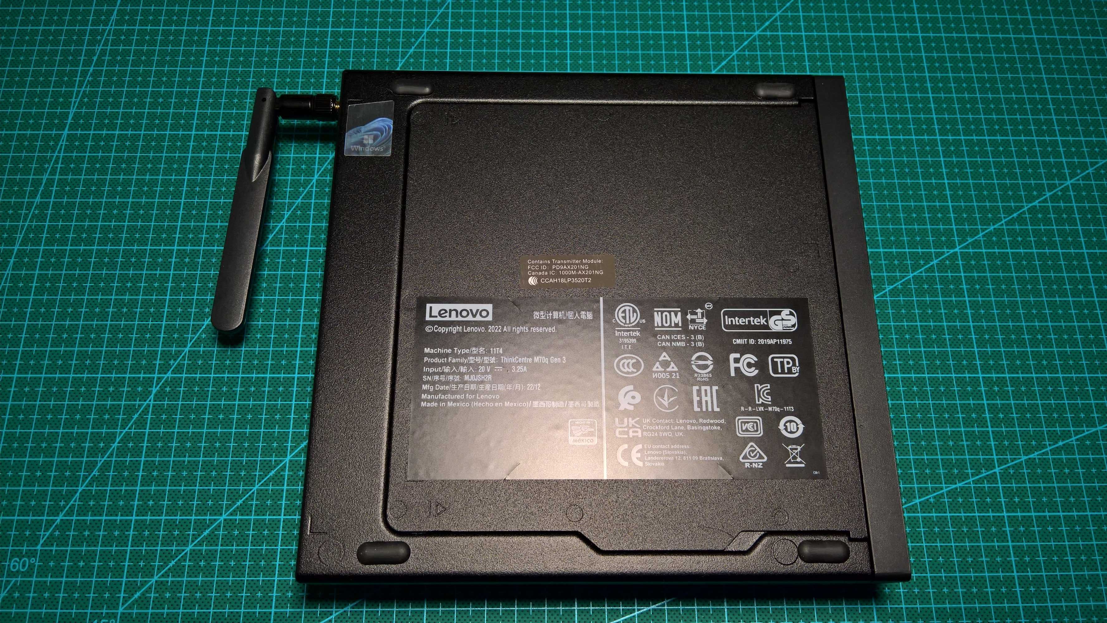 компактний ПК Lenovo Tiny M70Q G3 i5-12400T RAM 32GB SSD 1Tb