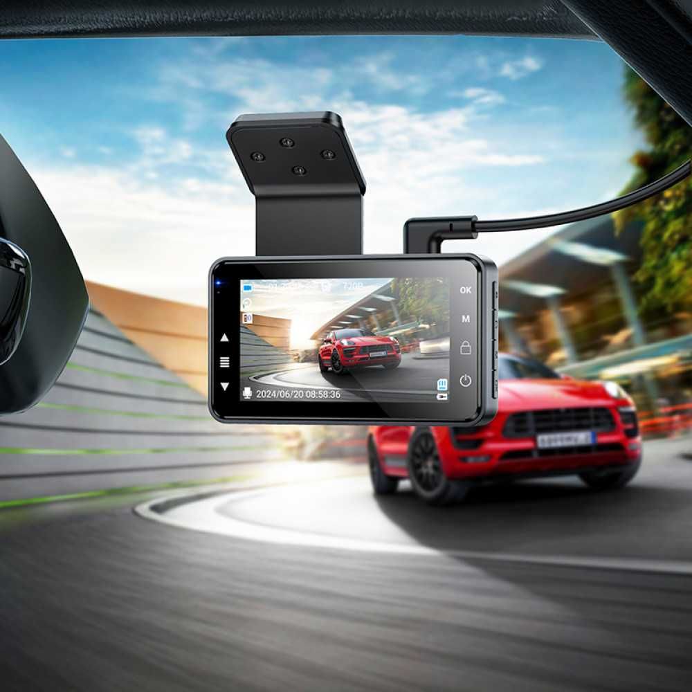 Автомобільний відеореєстратор HOCO DV9 з дисплеєм 3" авторегістратор