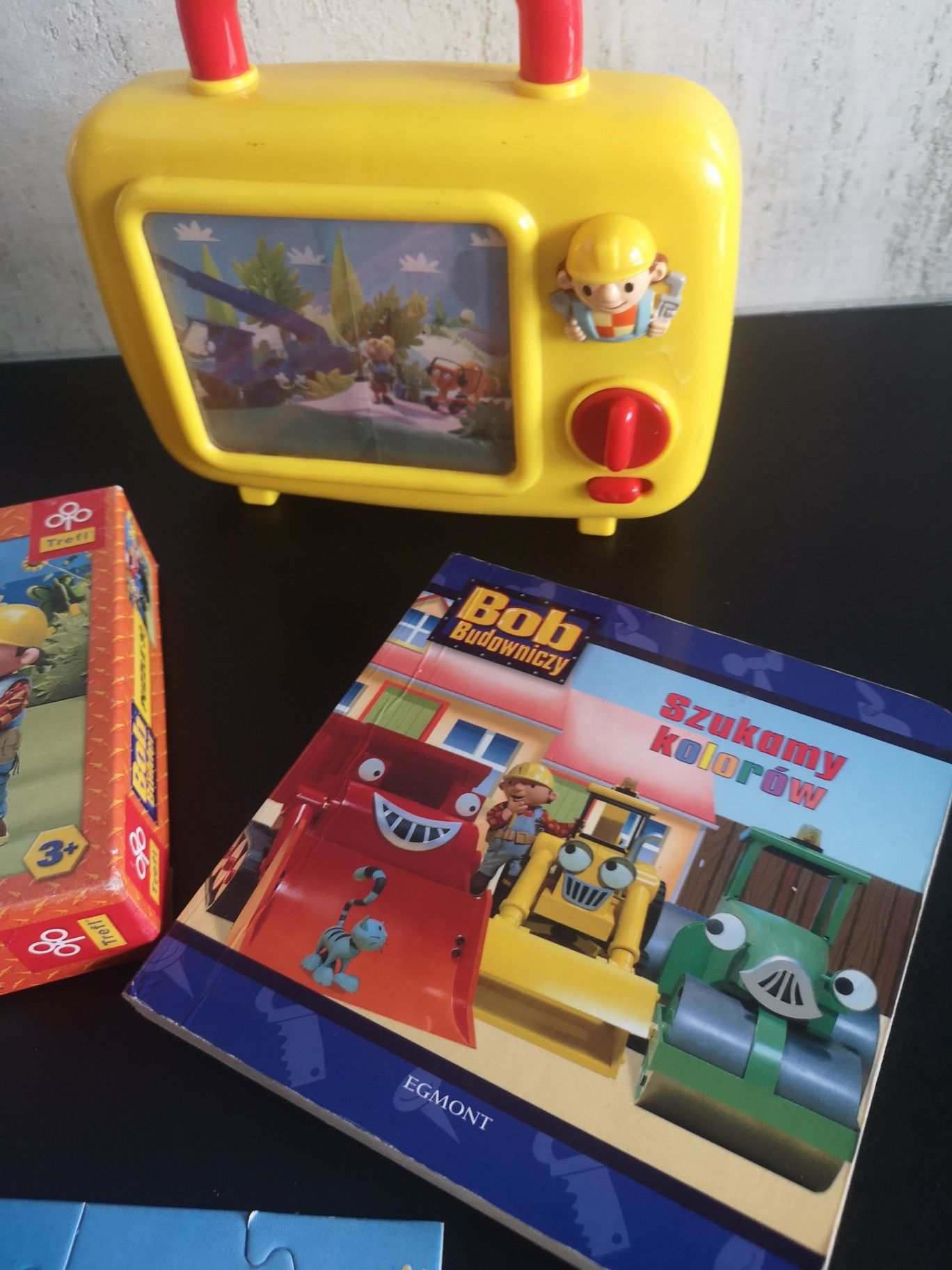 BO BUILDER / Bob budowniczy, książeczka, telewizorek, pzzle