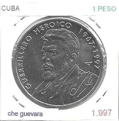 Cuba - - - 1 Peso - 1997 - - - Che Guevara - - - Moeda