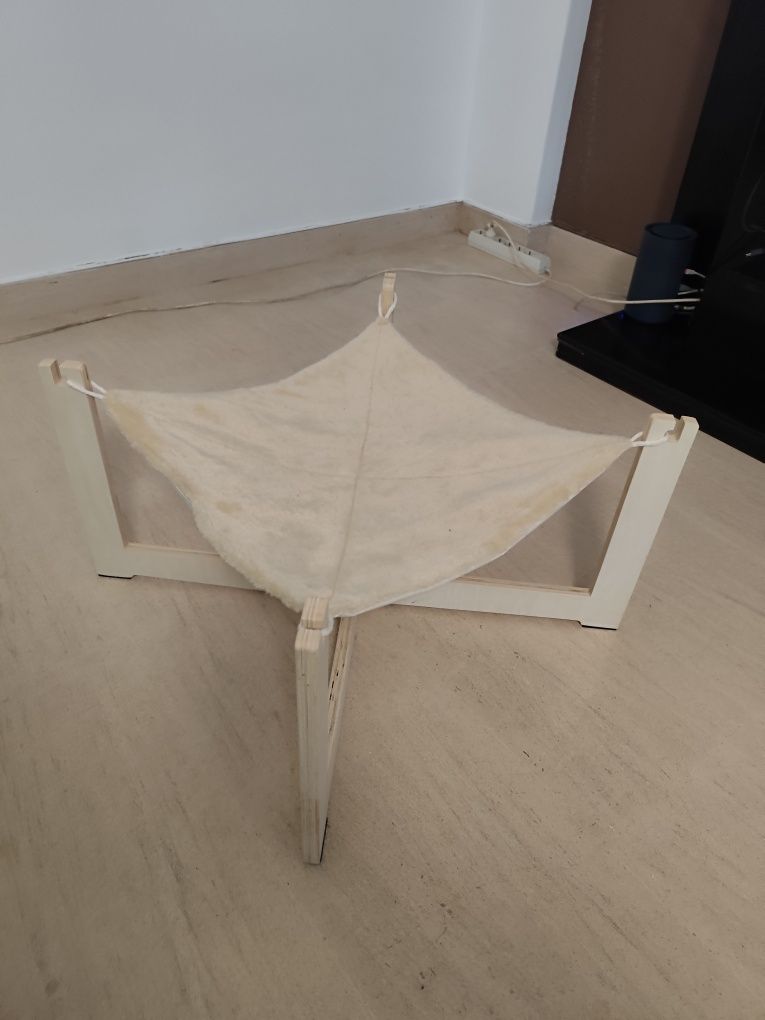 Cama de rede para Gato elevatória