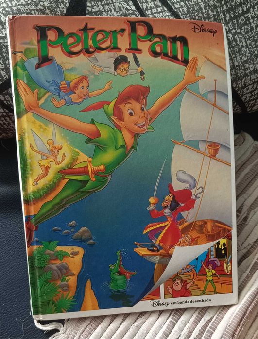 Livro Peterpan banda desenhada