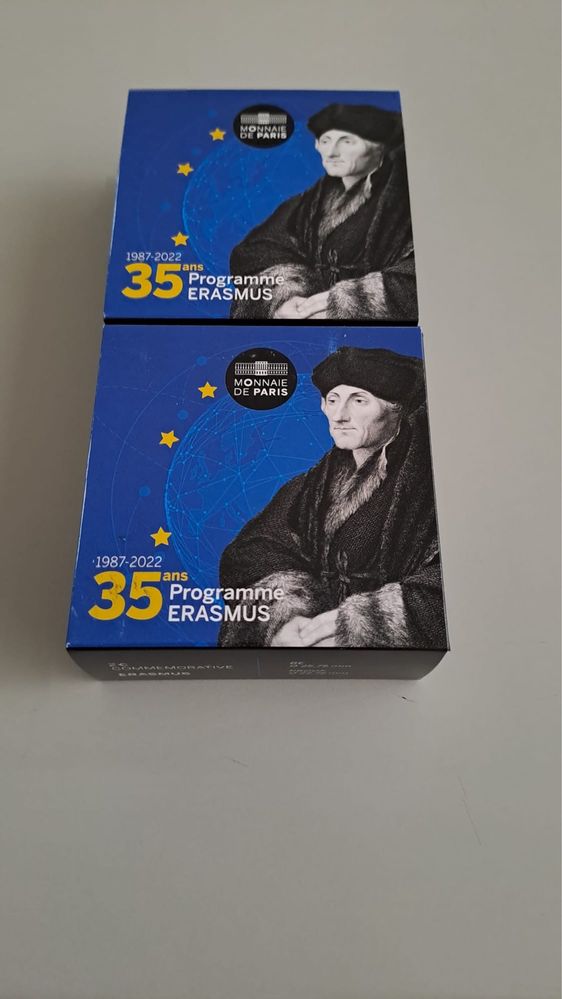 Moeda 2€ França Proof Erasmus