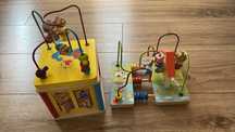 zestaw zabawek dla malucha m.in Fisher price,