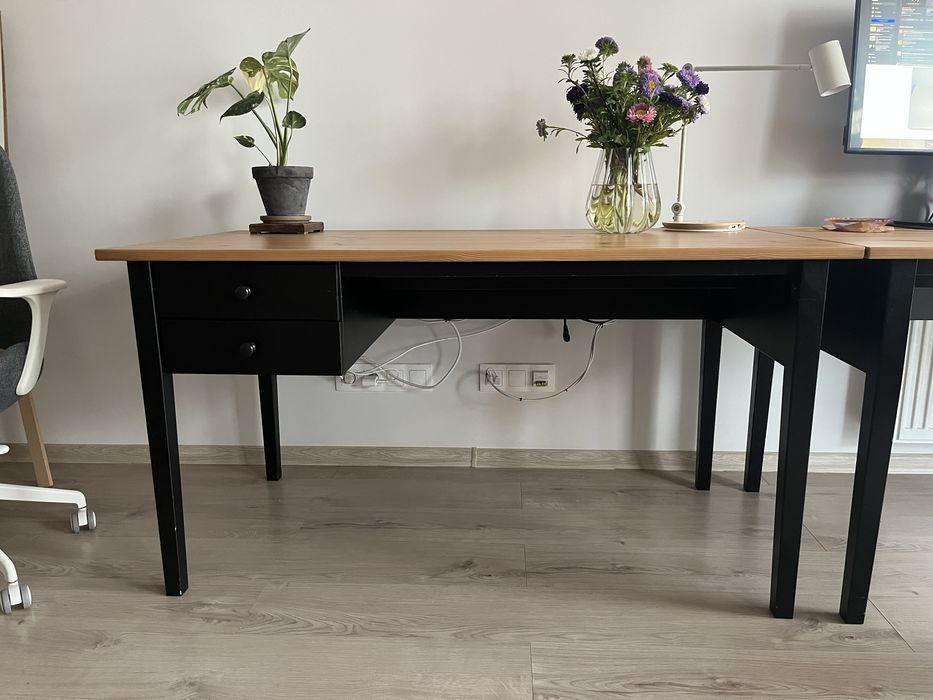 Biurko drewniane ARKELSTORP Ikea 140*70