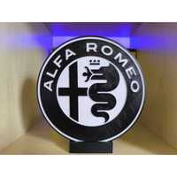 Placa 3d decorativa Alfa Romeo / Decoração garagem ou Man Cave