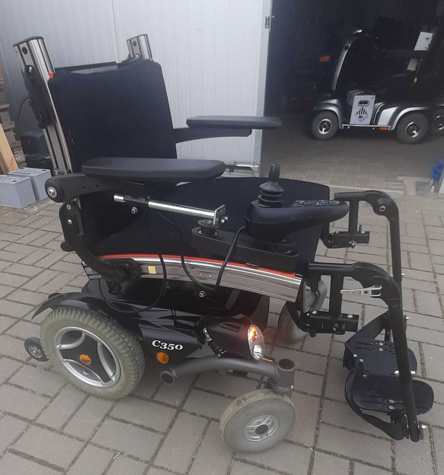 Wózek inwalidzki z napędem Permobile C350 sprawny kompletny