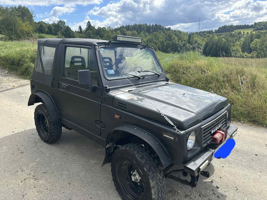 Suzuki Samurai 1.3 LPG 4x4 reduktor wyciągarka Halogen hak
