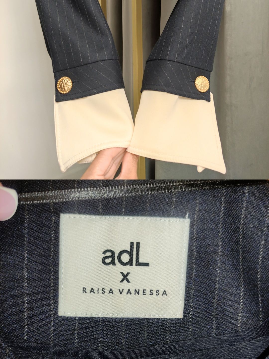 Adl x Raisa Vanessa Кроп жакет укорочений блейзер С-М