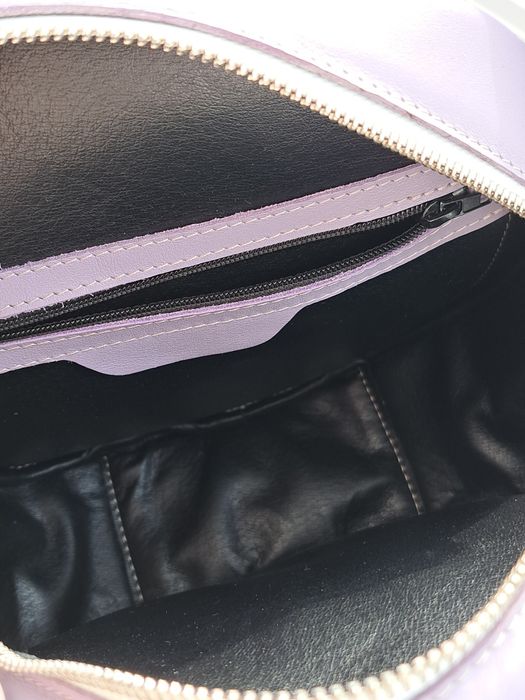 Сумка з натуральної замші та шкіри