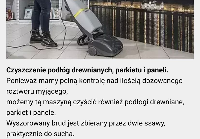 Maszynowe Mycie powierzchni podlogi, Balkony i tarasy
