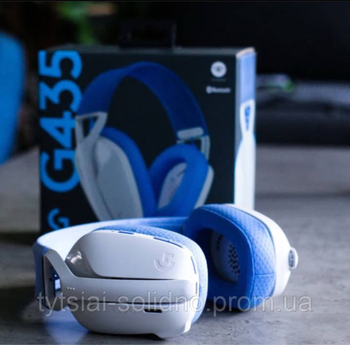 Навушники Logitech G435  бездротові, для пк легкі, з якісним звуком