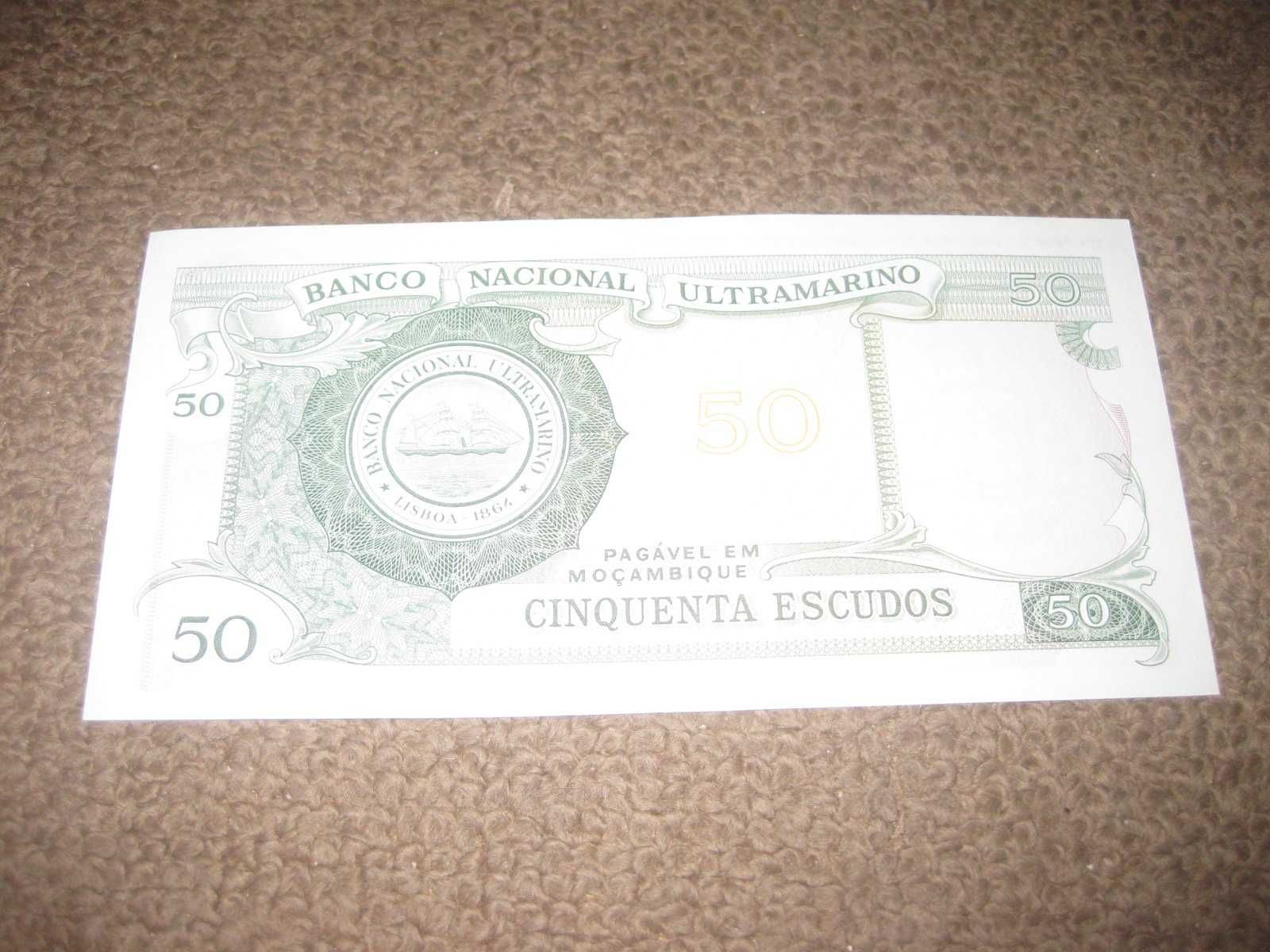 Nota de Moçambique "50 Escudos" UNC