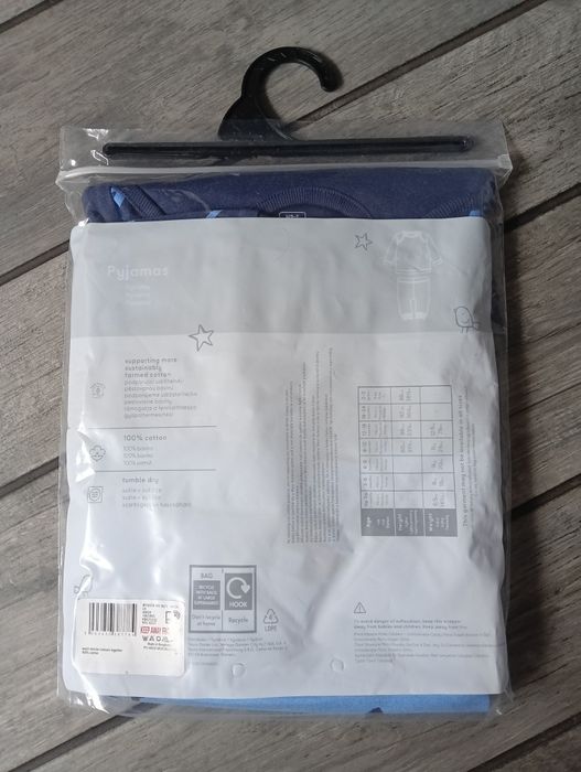 2 pak piżamy, piżama niemowlęca, piżama dwuczęściowa, 62-68 cm, 3-6 m