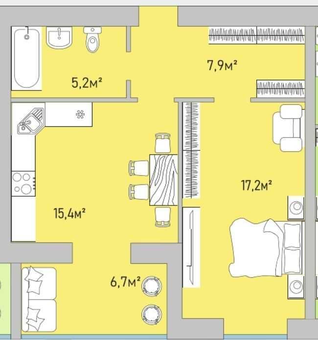 Однокімнатна в зданому БУДИНКУ!!!