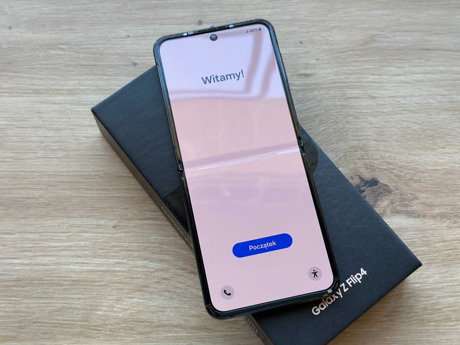 Telefon Samsung Galaxy Z Flip 4 128 GB / 8 GB RAM – 12mcy gwarancji!