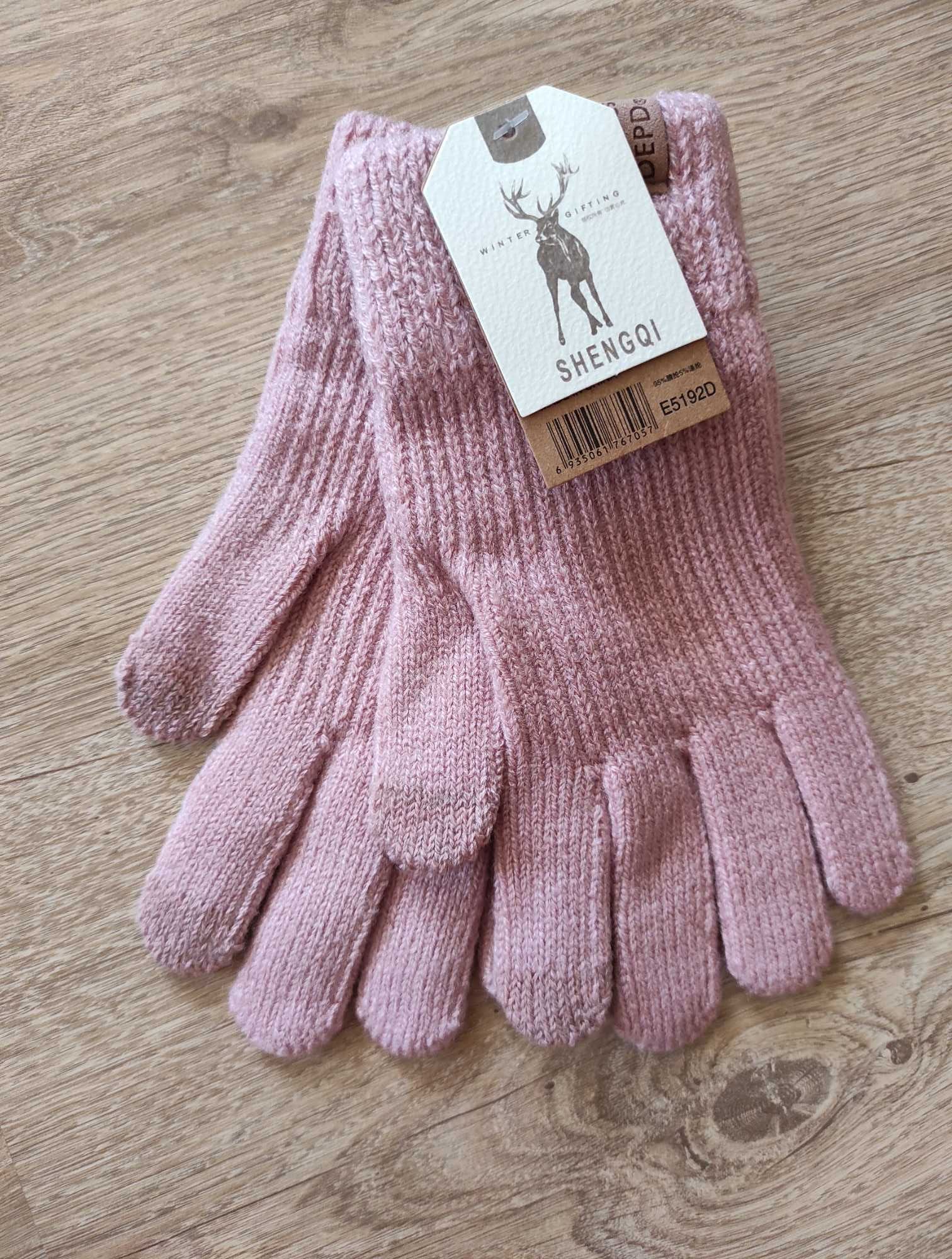 Теплі жіночі рукавички з сенсорними пальчиками