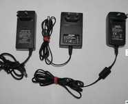 3x ZASILACZ WTYCZKOWY 12V 2A 24W wtyk 5,5x2,5 mm