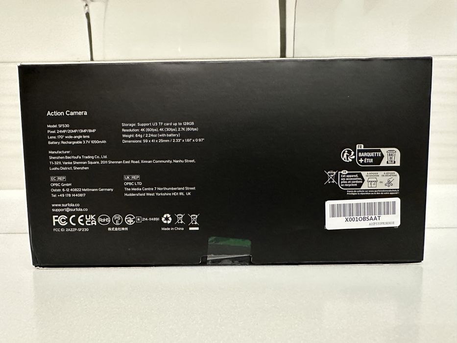 Екшн-камера Surfola SF530 4K Ultra HD