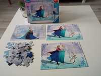 Ravensburger 2 x 24szt puzzle Disney Frozen Kraina Lodu