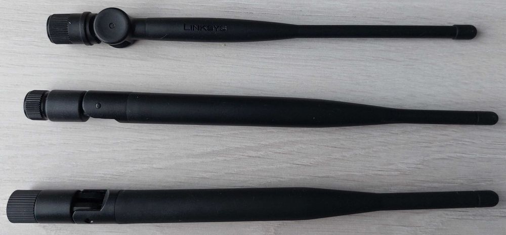 Antena WiFi, do routera 5-7dbi, 3 sztuki