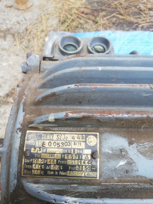 Sprzedam silnik elektryczny 7,5 KW
