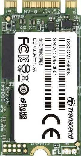 SSD Диск M.2 2242 SATA3 32GB Transcend - TS32GMTS402M