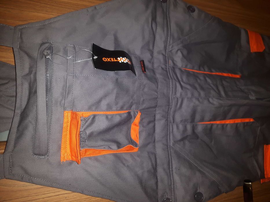 Okazja Spodnie robocze texo lined bib&brace ocieplone