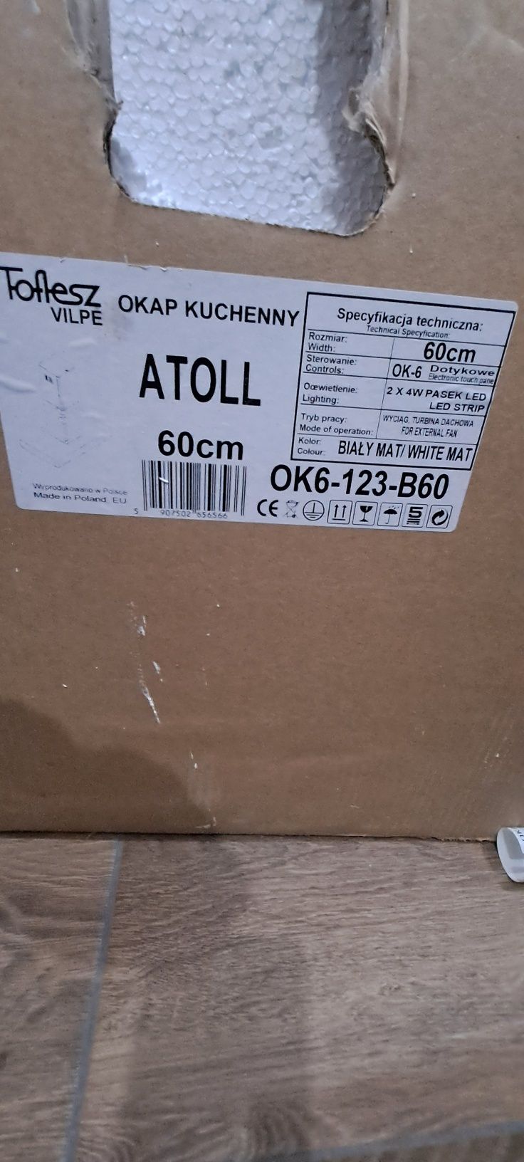 Okap kuchenny Toflesz