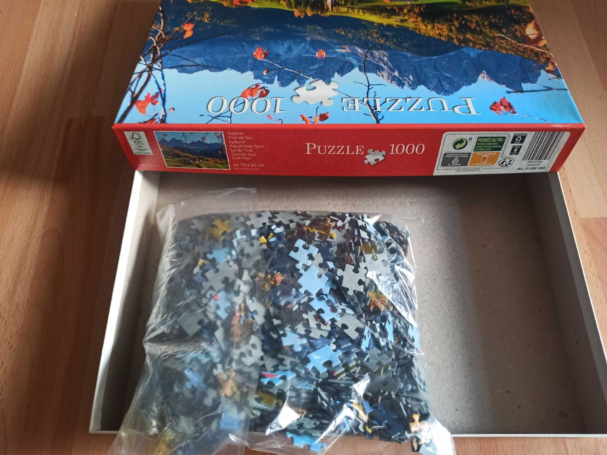 Puzzle 1000 peças