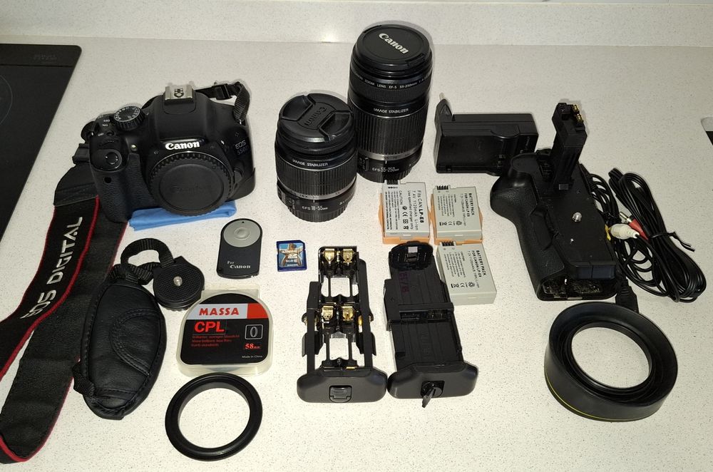 Canon eos 550d câmara fotográfica reflex kit iniciante