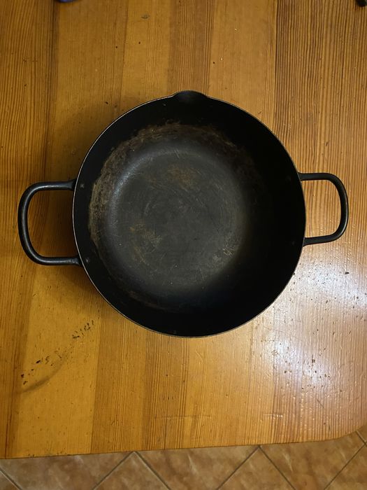 Сковорода сотейник углеродка кованная