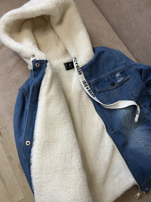Куртка джинсова з мяким ворсом